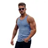 Canotte da uomo Strisce a maglia a maglia da ginnastica da ginnastica uomo fitness maglietta senza maniche maglietta slim cot running sport sport canottiere