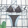 Bikini-Designer-Badebekleidung Frauen Swimwears Sexy Badeanzug Frauen baden Schwimmanzug Anzüge Bikinis Sex Taille Mode gedruckte Musterpool-Partys Sets Größe S-XL FGF11