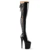 Rncksi Fashion Platform Over the Knee Boots Femmes High Heels Cuisine Bottes High Party Spêté Longs Madies Large Taille34-46