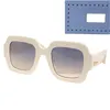 Neues Luxusmodell Big Square Polarisierte Sonnenbrille UV400 -Verlauf für Frauen 154S7 5024 Italien Bett