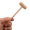 Hammer 10 pezzi mini palline da martello in legno giocattolo mazzuolo in legno