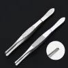 Eyelashes Stainless Steel Ophthalmic Eyelashes Tweezers Aspirate Trichiasis Eyebrow Trim Drops False Eyelashes Tweezers Tool