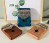 Instrumenty 17 Kluczowe podmuchety fortepian mahoń kalimba instrument muzyczny początkujący kciuk piano z akcesorium drewna akustycznego musical i