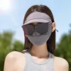 Bérets Summer Anti-UV Protection solaire Masque en soie masque unisexe Unisexe Réglable Bandana Bandana Running Cycling Sports Swarf