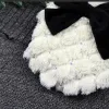 Huizen winter warme kleding voor kleine katten honden elegant witte vacht katten jas jasje met boogknoop luxe kitten kitty kleding over het algemeen