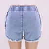 Short féminin 2024 Jean cargo femelle couleur de couleur solide coton pantalon de jean en ligne avec poches pantalon recadré streetwear