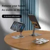 Mocowanie telefonu komórkowego Uchwyty uniwersalne Wszystkie aluminium Aluminium Portable Tablet Uchwyt do uchwytu na iPad Stojak na tablet Regulowany elastyczny stojak na telefon komórkowy