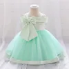Girl Dresses Summer Green Party per bambini Bambia da bambino Weekend Princess Tulle Gown Childre