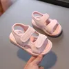 Antislip Summer Baby Shoes Fashion Boy Girl Girl Sandals Kid Prewalker Né Soft Sole Crib Toddler Beach 2130 Taille 240415
