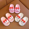 Slipper Sommer im Alter von 3 bis 12 Kindern Pantoffeln süße Kaninchensandale für Mädchen Flip Flops weicher Sohle nicht rutsches Badezimmer Innenhause Kinder Schuhe Schuhe Schuhe