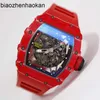 Milles Richamills Watch RM3502 MENS Set con TDiamond Gold Rose Mechanic Mechanical Swiss Famous 3502 Magia rossa