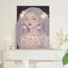 Stitch Diamond Painting Illustration Pretty Girl Series Figuur Art Poster Mozaïek Embroidery Set Cross Stitch Handmade Home Decoratie