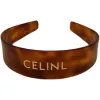 CE Luxury Brand Resin Acrylic Bandbands vintage Fi Japen Style Lettres Brown Bandband Acturations I4TD #