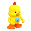 Miniatures Cartoon Musical Electric Dancing Duck Toy Kids Children Girl Boy Infant Toddler Shower Gift Children's Day Birthday Gift