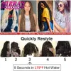 Plejanie włosów wstępnie rozciągnięte 26-calowe przedłużanie włosów do afro szydełko warkocze syntetyczne fałszywe włosy DIY Różowe brzoskwiniowe czerwonoczenko Jumbo Braid 240506