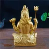 Скульптуры Золотая статуя Шива индус Ганеша Вишну Будда статуэтка.
