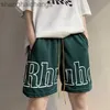 Trend Original Rhuder Designer Short Pants American Street Sports Shorts Mens Summer Trend Letter Print Pants High Street Ruffian stilig Lossa Five Part Pan Pants