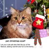 Psa odzież domowa świąteczna szalik kota bandan twórcza urocze zwierzęta akcesoria na imprezę szyi