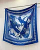 Designer Schal Seidenschalkopf Schal für Frauen Schulter -Tote -Gepäckband luxuriöser Schals Horse Schal Wrap 90 cm Ring