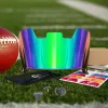Visores de futebol americano universal de rugby com capacete de futebol clipe Visor Chrome Rugby Capacete Eye Shield visor para adulto e juventude