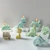 Создание серии динозавров Силиконовые формы различные животные ароматерапевтические свечи