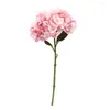 Fleurs décoratives broderie de balle de fleur de fleur décoration décoration en plastique en soie de haute qualité fête artificielle de haute qualité