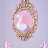 Adesivi Nuovo 3D Fatto a mano Crown Crown Swan Children Christmas Animal Head Decor per bambini Gift Birthday Regalo per bambini