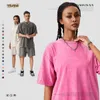 Tilani Summer Youth Fashion Brand Short Sleved Mens T-shirt gewassen puur katoen