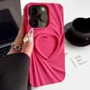 Корпуса сотового телефона Корея Япония Симпатичная 3D Плиссированное сердце