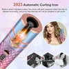 Curling Irons Automatyczne Curling Iron Bezpośrednie automatyczne Curler Portable Obracającego się stylistyki paska falowego, jak pokazano w ABS Q240506