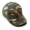 Ballkappen fs Kinder Kinder Camo Hut Outdoor Sport Camouflage Baseball Mütze für Jungen Mädchen Snapback Hip Hop Caps Atmungsfreie Mesh Trucker Hüte Y240507