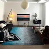 Carpets VIKAMA Gradient Plush Carpet Living Room Large Area Bedroom Soft Non-Slip Floor Mat Light Luxury Home Decor