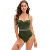 Frauen Badebekleidung Frauen einteilige hohe Taille Badeanzug sexy Bodysuit Monokini Schwimmanzug für Frauen Bikini Push Up Badeanzüge Frau