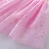 tutu Dress Childrens Skirts For Girls Summer Cotton Lace Baby Mini Tutu Skirts Stars Glitter Dance Sequin Birthday Party Skirt for Kids d240507