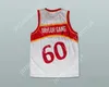 Custom Nay Mens Youth/Kids Wiz Khalifa 60 Taylor Gang White Basketball Jersey met patch top gestikt S-6XL