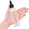 Speicherflaschen 30pcs 30-500ml Haustierabschluss transparent Plastikflaschenfarbe Flüssigkeit Kleber Behälter Tattoo Tinte Parfüm