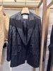 Designer women blazer jacket coat woman Retro style letters spring autumn new released tops shorts Size SML
