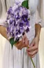 Kunstmatige Hydrangea Flower Head 47cm Fake Silk Single Real Touch Hydrangeas 16 kleuren voor bruiloft centerpieces Home Party Decorat2384921