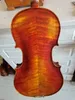 Master 4/4 Violin Solid Famed Maple Back Spruce Top Complete Hand Made K2911