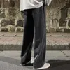 Pantaloni regolari di jeans da uomo larghi di colore solido dritta pografia classica vacanza 1 stile comodo elegante