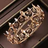 Joyas para el cabello de boda Itacazzo Bridal Headwear Gold-Color Luxurious Style Classical Ladies Beauty Pageant Wedding Crown