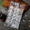 Werkzeuge 10pcs Ice Form Hindable Tragbare Eiswürfelbeutel transparent schneller einfrieren ICEMAKT ICE BAG KITCHEN GADgets Eiswürfel Maker
