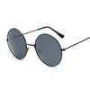 Small Small Round Sunglasse Vintage Brand Shades Black Metal Sun Glasses For Women Fashion Designer Lunette 240425