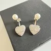 Hot Sell Formy Designers Luxury Brand Celi Stud Pearl Серьги Женщины для круглой хрустальной воды бриллиантовые золотые ювелирные сережки для вечеринки.