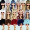 Icy DBS Blyth Doll 19 Joints 16 Body 30 cm BJD Doll Tan Skin Frosted Mat Face Afro Hair Diy Make Up Costume Doll Gift Toy 240507