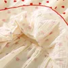 Sleep Sleep Lounge Nouveau pyjamas pour femmes en été avec une suspension en crêpe de coton 100% pur