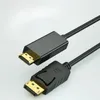 DP naar HDMI-compatibele kabeladapter mannelijk voor vrouwelijk voor HP/Dell Laptop PC-displaypoort tot 1080p HDMI-compatibele koordomzetter