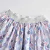 Robe tutu dxton princesse filles jupe bébé fille tutu sirène plaid jupe tulle enfants jupe de danse enfants jupes décontractées costumes d240507