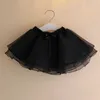 Tutu Kleid Girls Tutu Röcke Perle Kurzer Kuchen Kleinkind Girl Rock Kinder Bow Prinzessin Wavy Pink Puffy Tulle Röcke Ballett Kinder D240507