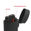 アクセサリージェットトーチライターブルーブルーブタンガス風力発電ライター補充可能なシガレットライター調整可能な炎スプレーガンライター